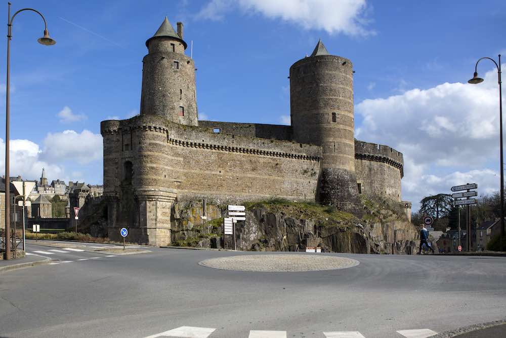 Ville de Fougères et son chateau