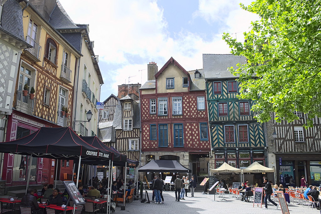 architecture des logements dans le centre ville de rennes