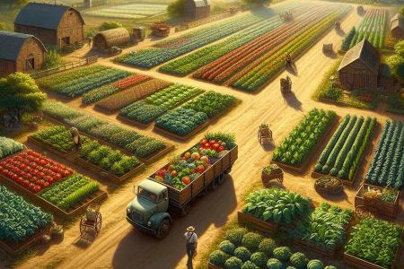 Ferme maraichère bretonne dans les Côtes d'Armor